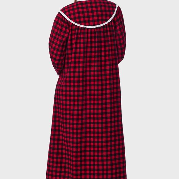 LANZ OF SALZBURG - Buffalo Check Flannel Gown - XLarge - NWT - Picture 3 of 3